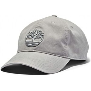 Timberland Men's Cotton Canvas Baseball Cap - Grey